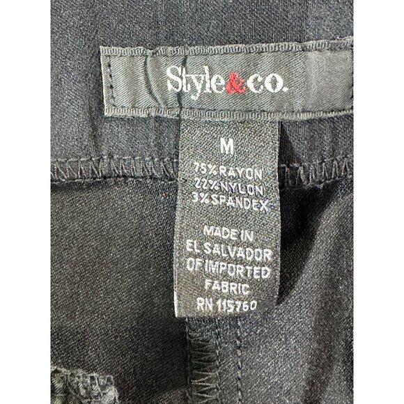 Style&Co womens pants medium boot leg pants - Picture 3 of 15